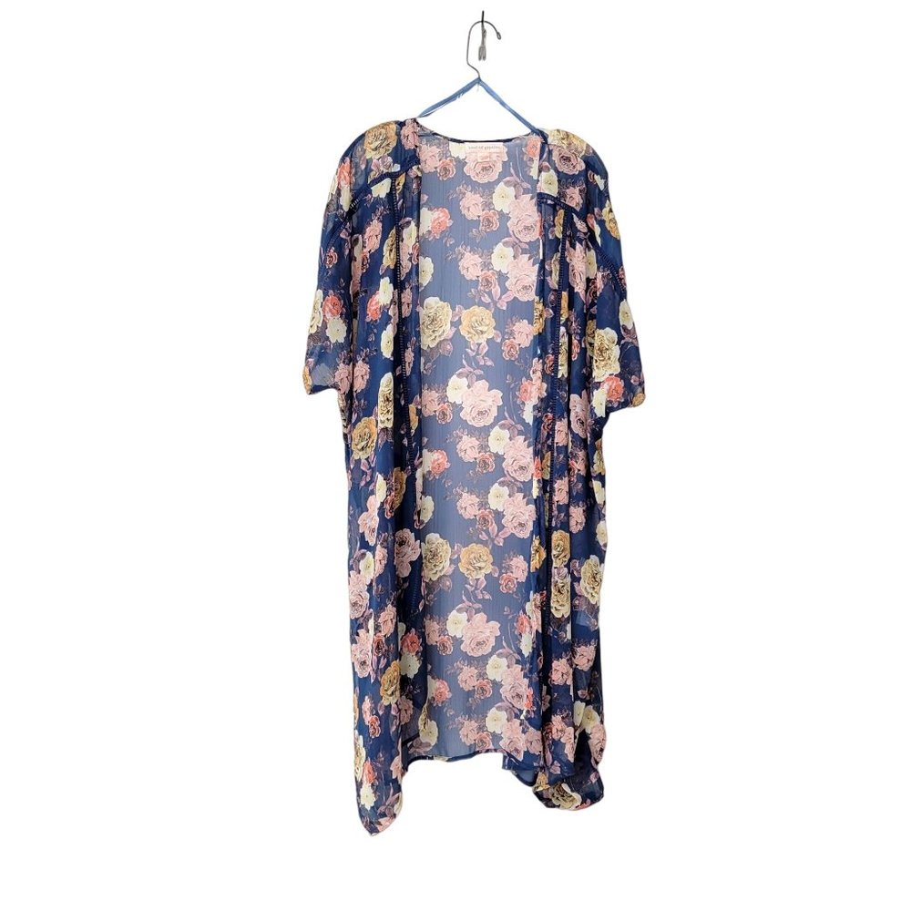 Band of Gypsies Sheer Floral Kimono